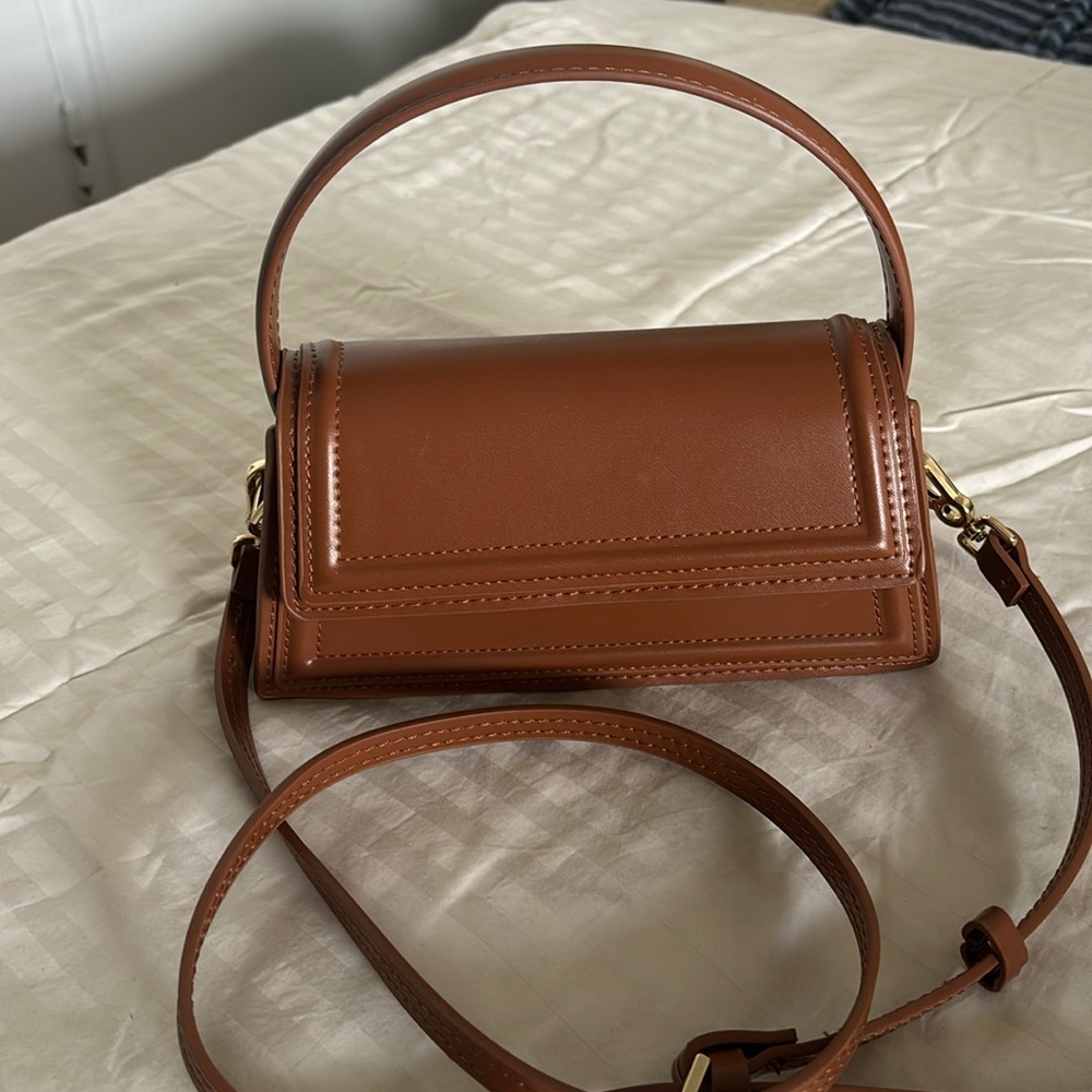 Zara camel bag